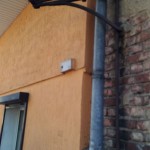 Relikt kinkietowej lampy gazowej przy ul. Wojska Polskiego